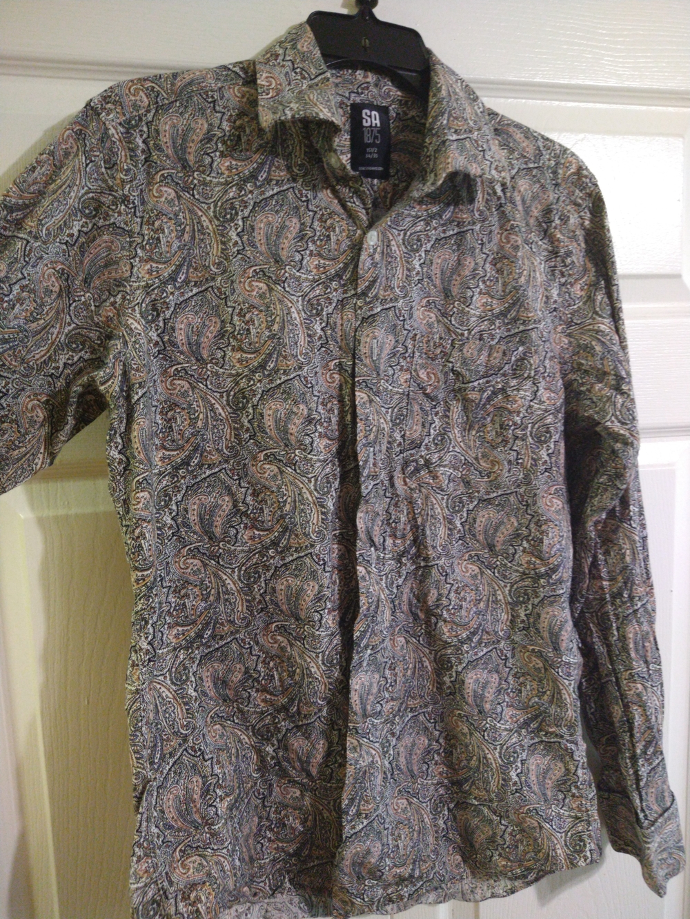 Stacy Adams Multicolor Paisley Button-Down Shirt